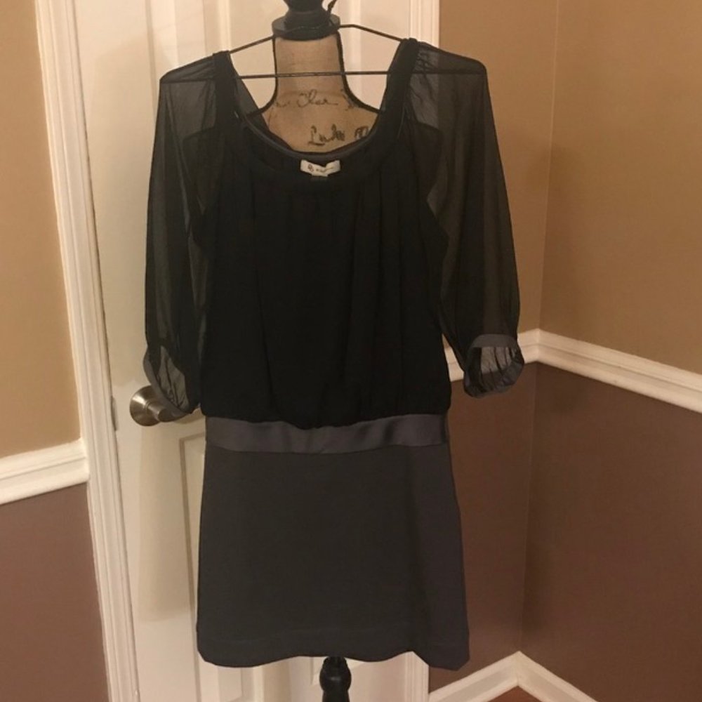 BCBG Shirred Neck Dress (NWT)